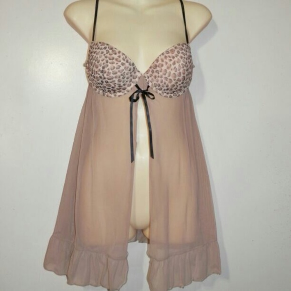 NWOT Inner Secrets M Nightie Chemise Sexy Padding - Picture 1 of 4